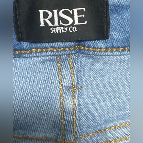 ๐ RISE supply co. Purple Tie dye Jeans Juniors 7 - Picture 4 of 5